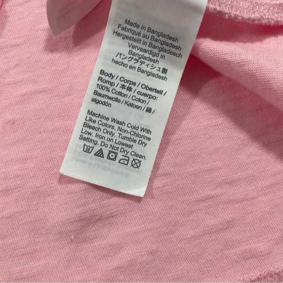 J Crew Organic Slub Cotton Muscle T Shirt Pink - Picture 5 of 8